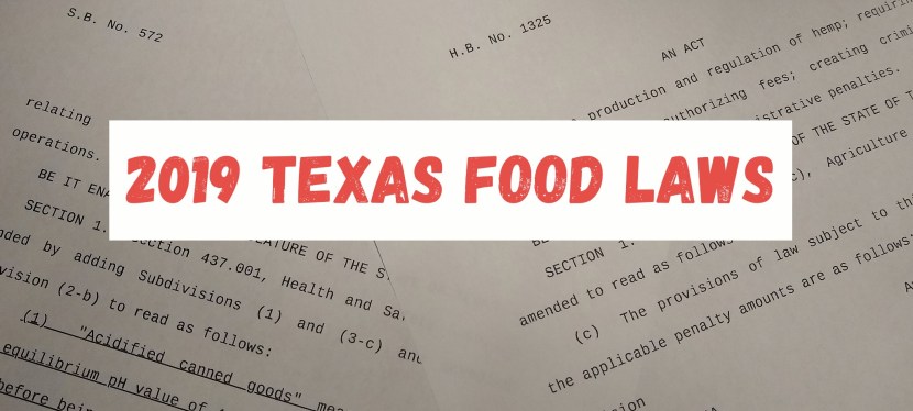 Food Freedom Laws Take Effect September 1,&nbsp;2019